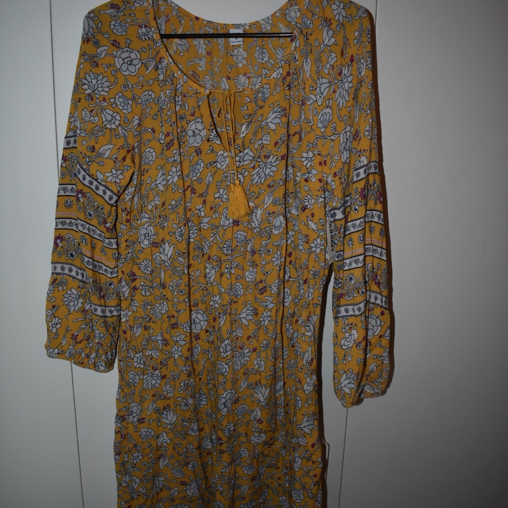 Long-Sleeve Tiered Smocked Dress for Women